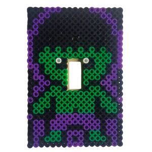 INCREDIBLE HULK PERLER SWITCH PLATE